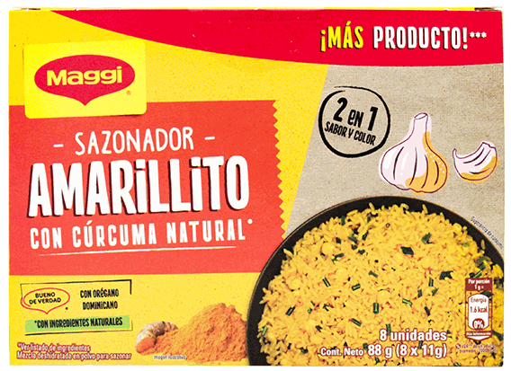 MAGGI SAZONADOR AMARILLITO CURCUMA 88 GR