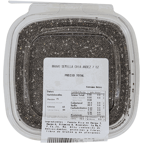 BRAVO SEMILLA CHIA 7 OZ