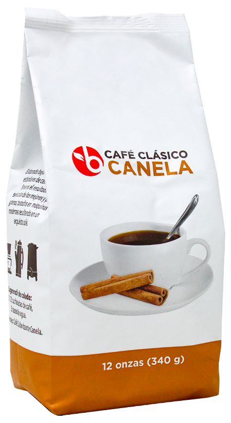 Bravo Cafe Molido Sabor Canela12 OZ