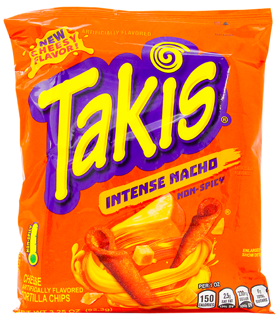 Takis Corn Chips Intense Nacho3.25 OZ