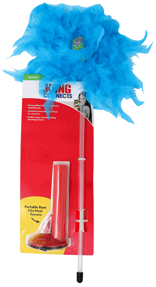 KONG JUGUETE P/GATO PLUMA