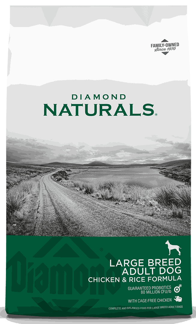 CHICKEN & RICE LARGE BREED ADULT - DIAMOND NATURAL 15KG