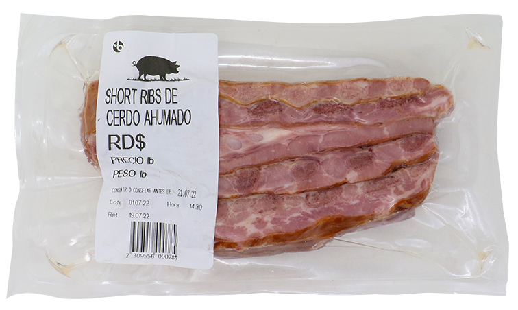 Carne Short Ribs De Cerdo Ahumado EmpLB