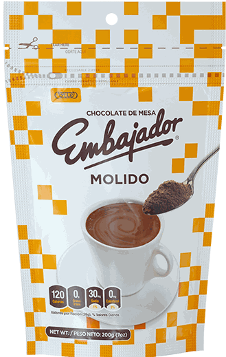 EMBAJADOR CHOCOLATE MOLIDO 200 GR