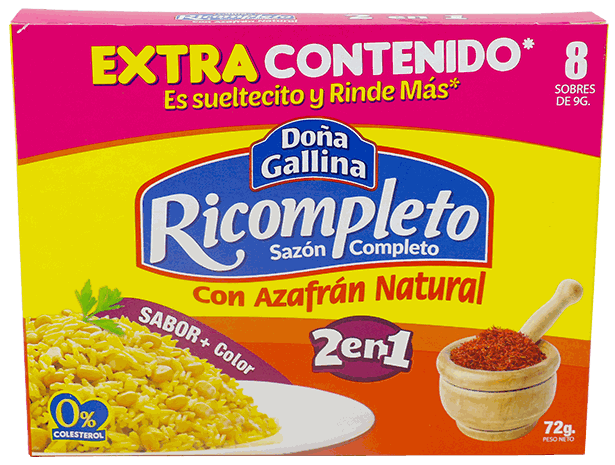 RICOMPLETO SAZON COMP C/AZAFRAN 72 GR