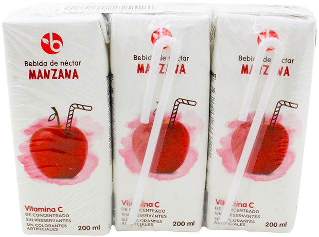 Bravo Nectar Manzana 6 Pack1200 ML