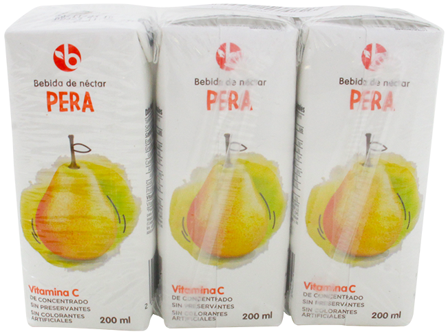 Bravo Nectar Pera 6 Pack1200 ML