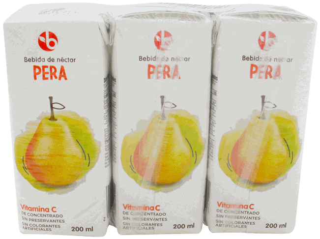 BRAVO NECTAR PERA 6 PACK 200 ML