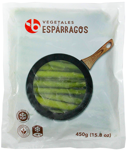 BRAVO ESPARRAGOS VERDES 450 GR