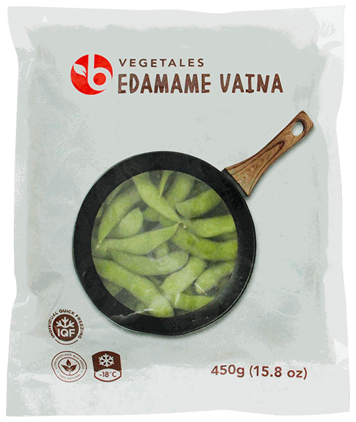BRAVO EDAMAME VAINA SOJA VERDE 450 GR