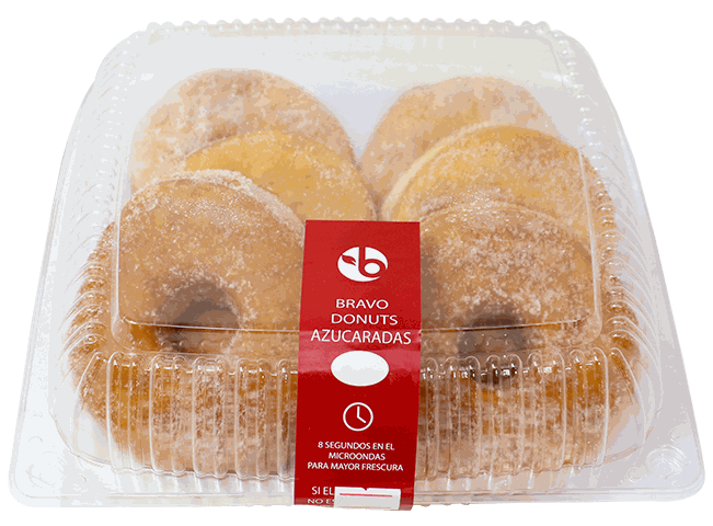 BRAVO DONUTS AZUCARADAS 6/1