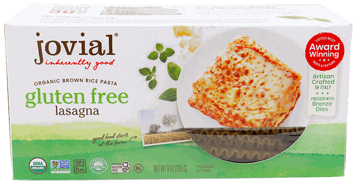 JOVIAL GLUTEN FREE LASAGNA 9 OZ