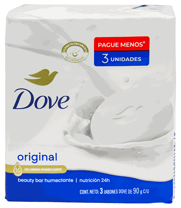 DOVE JABON ORIGINAL 3PK